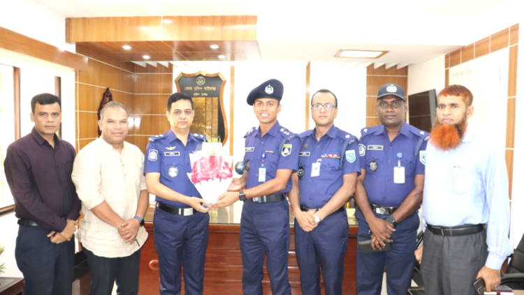 গাইবান্ধা জেলায় সহকারী পুলিশ সুপার (শিক্ষানবীস) হিসেবে মোঃ আরাফাত হোসেনের যোগদান