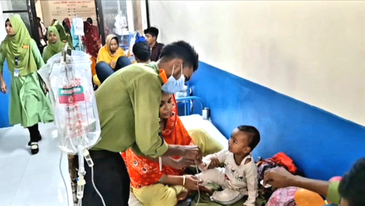 জয়পুরহাটে ডায়রিয়ার প্রকোপ দুইদিনে হাসপাতালে ভর্তি শতাধিক রোগি