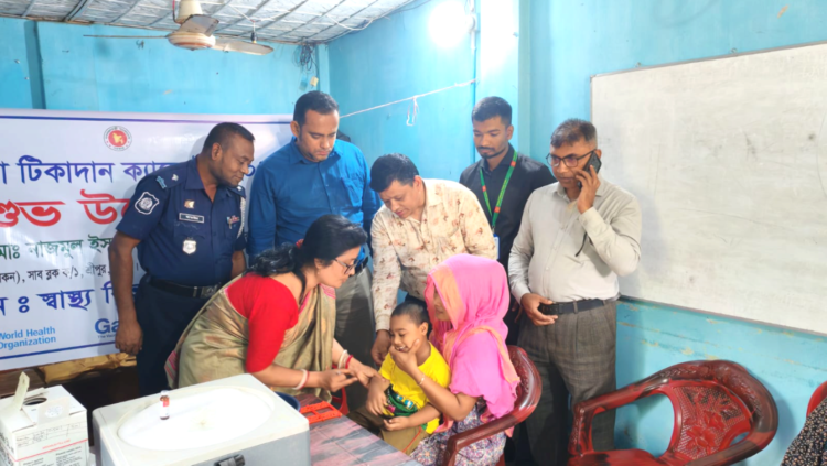 শ্রীপুরে “হাম রুবেলা  টিকদান” ক্যাম্পেইন-২০২৬ এর উদ্বোধন