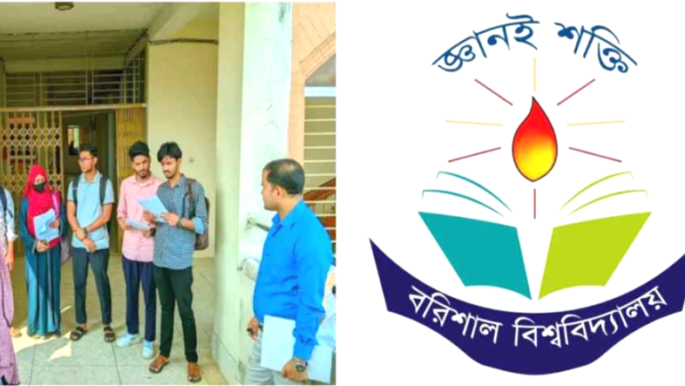 ‎ক্লাস রুম সংকটে ববি,বিশ্ববিদ্যালয়ের করিডরে দাড়িয়ে ক্লাস করছেন শিক্ষার্থীরা