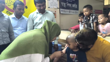 ডিমলায় ব্যাপক উৎসাহে শুরু হলো হাম-রুবেলা টিকাদান কার্যক্রম