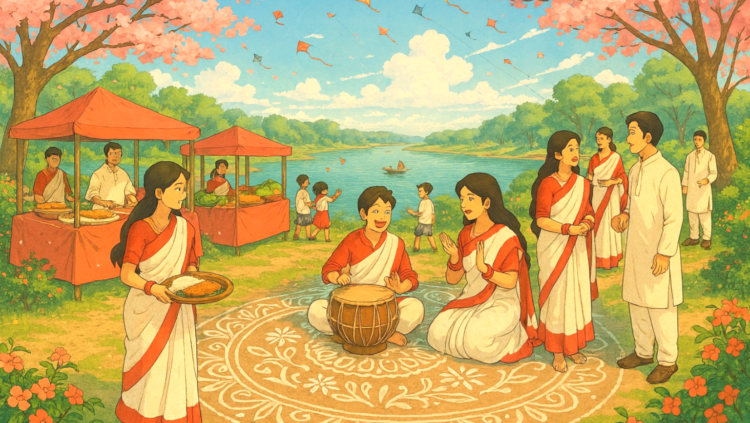 নববর্ষের নতুন আহ্বানে শাল্লায় উৎসবের আমেজ