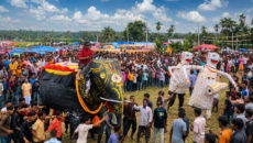 ঠাকুরগাঁওয়ে চড়ক মেলায় বাঁশ-কাগজের শিল্পে প্রাণ ফিরল গ্রামীণ ঐতিহ্যে