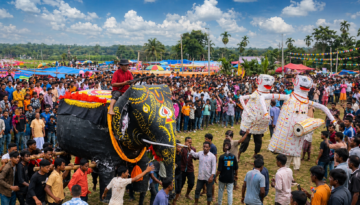 ঠাকুরগাঁওয়ে চড়ক মেলায় বাঁশ-কাগজের শিল্পে প্রাণ ফিরল গ্রামীণ ঐতিহ্যে