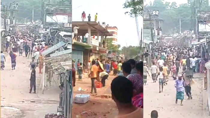 ফরিদপুরে ফুটবল খেলা মাইকিং নিয়ে ৬ গ্রামবাসীর মধ্যে দফায় দফায় সংঘর্ষ, আহত শতাধিক