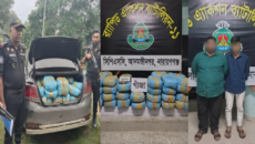 তিতাসে র‍্যাবের অভিযান: ১০০ কেজি গাঁজাসহ দুই মাদক ব্যবসায়ী আটক