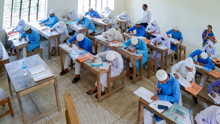 আজ থেকে শুরু এসএসসি ও সমমানের পরীক্ষাঃ লংগদুতে ৮২৫ জন শিক্ষার্থী।