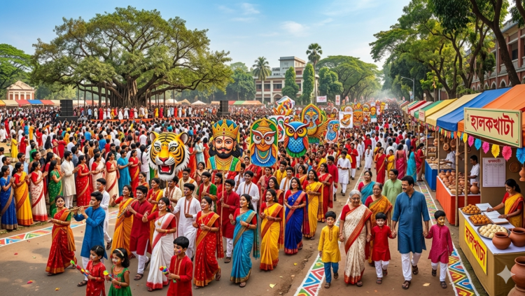 জীবনের প্রতিটি পাতা হোক বৈশাখের মতোই উজ্জ্বল