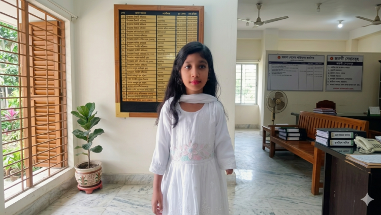 রাজাপুরে বিশেষ শিক্ষার্থী  ও বিশেষ মানুষ হতেচায় প্রতিবন্ধী সানিয়া