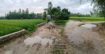 উন্নয়ন প্রকল্পে অনিয়ম, বর্ষায় জলাবদ্ধতার শঙ্কা
