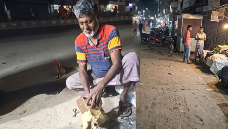 পার্সেল খুলতেই বোমা বিস্ফোরণ, ভ্যানচালক আহত