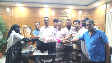 ফেনী জেলা পরিষদ প্রশাসকের সাথে সৌজন্য সাক্ষাৎ