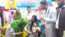 বীরগঞ্জে শুরু হাম-রুবেলা টিকাদান ক্যাম্পেইন,  লক্ষ্য ৩২ হাজারের বেশি শিশু