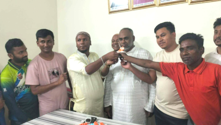 শ্রীপুরে গাজীপুর ইউনিয়ন বিএনপির আহবায়ক জন্মদিন পালিত