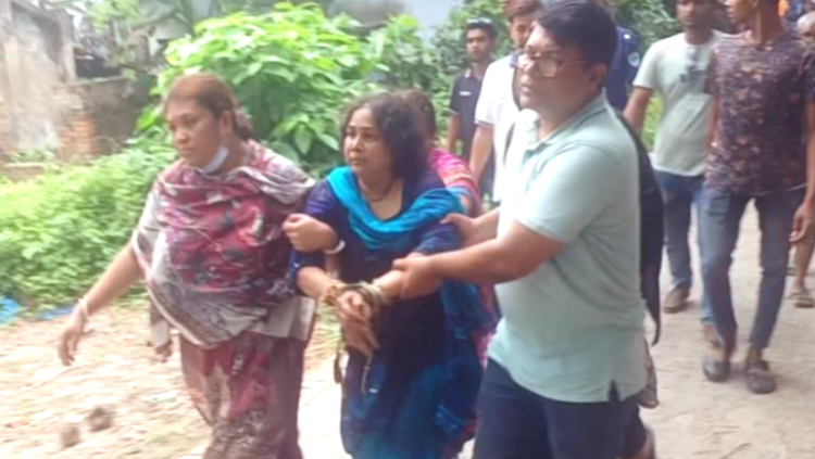 যশোরের কেশবপুর পৌর এলাকায় মেয়ের হাতে মা খুন