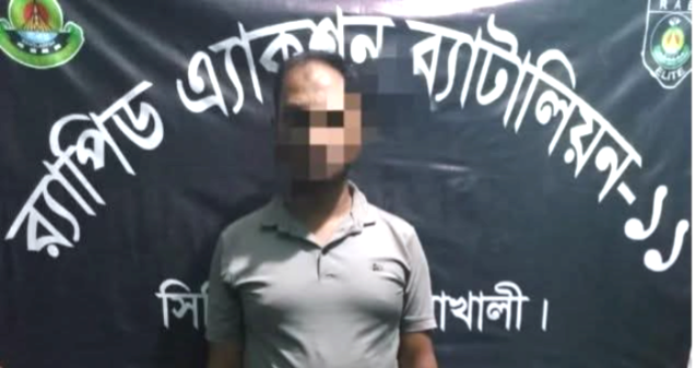 র‍্যাবের এক অভিযানে ভাঙচুর-চুরি মামলার প্রধান আসামি গ্রেফতার