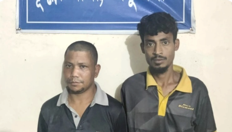 ঠাকুরগাঁওয়ে কলাবাগান থেকে দুই মাদক ব্যবসায়ী গ্রেপ্তার