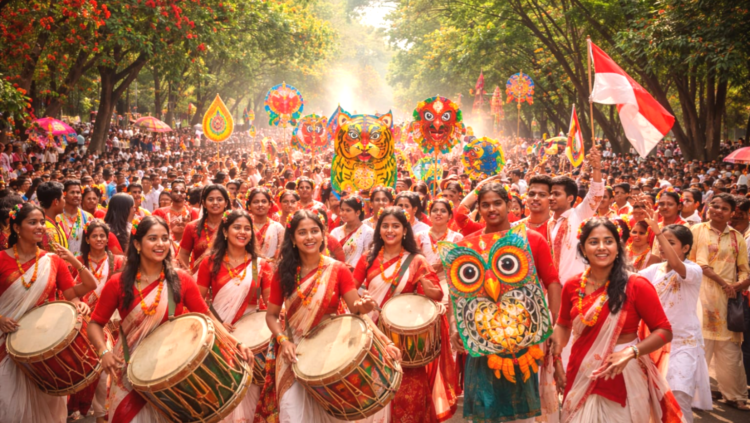 আজ পহেলা বৈশাখ: নতুন সূর্যের আলোয় বাঙালির প্রাণে উৎসবের জোয়ার