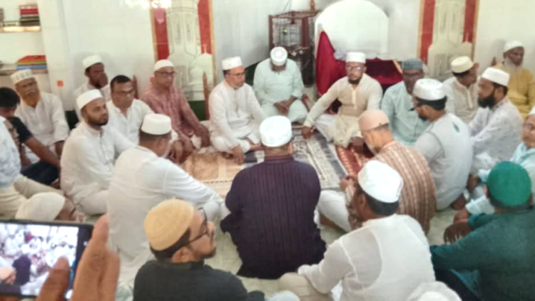 ঝালকাঠিতে ড. জিয়াউদ্দিন হায়দারের নিয়োগে দোয়া ও মিলাদ