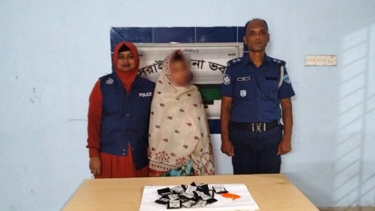 সরাইলে পুলিশের অভিযানে ইয়াবাসহ মাদক কারবারি আটক