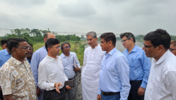 তিস্তা পাড়ের মানুষের সুরক্ষায় স্থায়ী বাঁধ ও ড্রেজিংয়ের ওপর গুরুত্বারোপ – পরিদর্শনে তিন মন্ত্রী