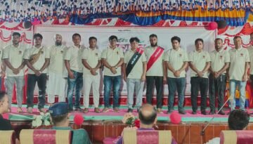 কাশিয়ানী রিপোর্টার্স ফোরামের ৩য় দ্বি-বার্ষিক সম্মেলন সভাপতি ফারুক- সম্পাদক তৌহিদুর