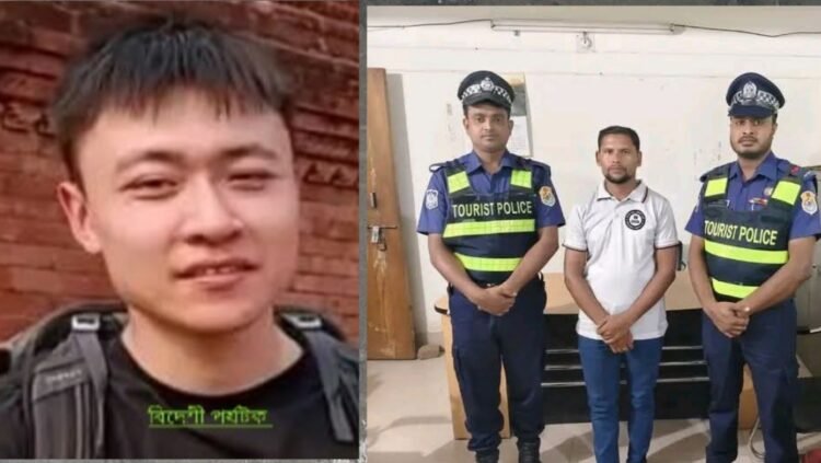 পাহাড়পুর ঐতিহাসিক বৌদ্ধবিহারে চায়নার পর্যটককে হয়রানি এক টিকটকার আটক