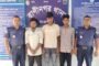 নওগাঁয় মোটরসাইকেল ছিনতাই চেষ্টায় ৩ সদস্য গ্রেফতার