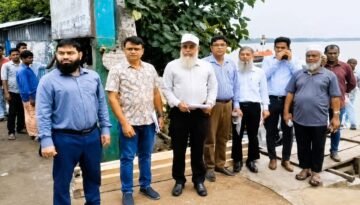 সুগন্ধা নদীতে সেতুর সম্ভাবনা যাচাই: ঝালকাঠিতে তিন স্থান পরিদর্শনে সেতু বিভাগের সচিব