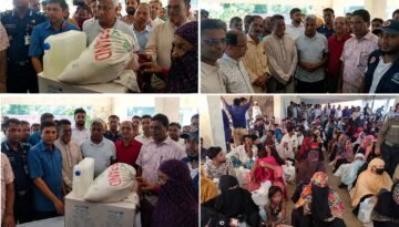 পেকুয়ার মগনামায় বন্যার্তদের মাঝে ত্রাণ বিতরণ করলেন প্রতিমন্ত্রী অনিন্দ্য ইসলাম অমিত