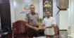 আরএমপি পুলিশ কমিশনার ফয়েজুল কবিরের সাথে সাংবাদিক নেতা মাখনের সৌজন্য সাক্ষাৎ