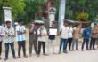 নওগাঁয় শিক্ষামন্ত্রীর পদত্যাগ দাবিতে শিক্ষার্থীদের বিক্ষোভ