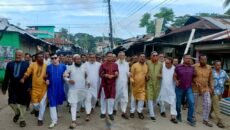 মেজর হাফিজ অস্থায়ী রাষ্ট্রপতি নির্বাচিত হওয়ায় তজুমদ্দিনে আনন্দ মিছিল