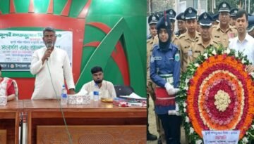জুলাই গণঅভ্যুত্থানে নিহত পরিবারের সদস্যসহ যোদ্ধাদের নওগাঁয় সংবর্ধনা