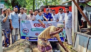 শাল্লায় ডেঙ্গু প্রতিরোধ ও পরিচ্ছন্নতা  অভিযান অনুষ্ঠিত